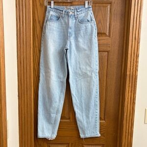 HUDSON Women's James High Rise Tapered, Straight Jean, 26, color:Gaia